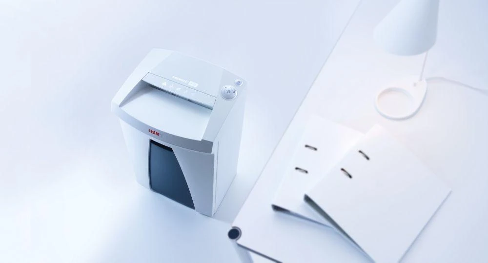 HSM Securio B22 smulkintuvas iš viršaus