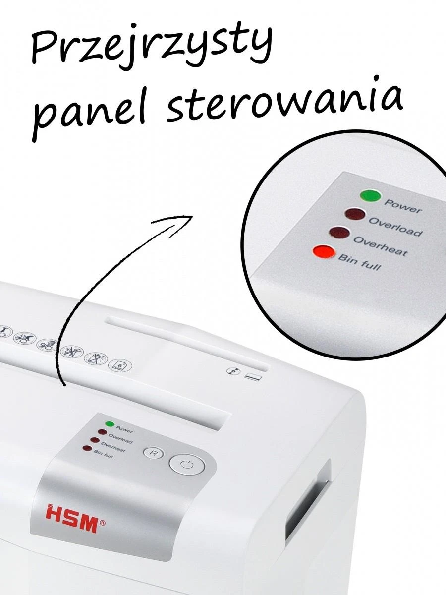 HSM 1046111 HSM Shredstar X6pro - skersinis pjūvis 2x15mm/ 6 lakštai 80g/ 20l bin/ P-5