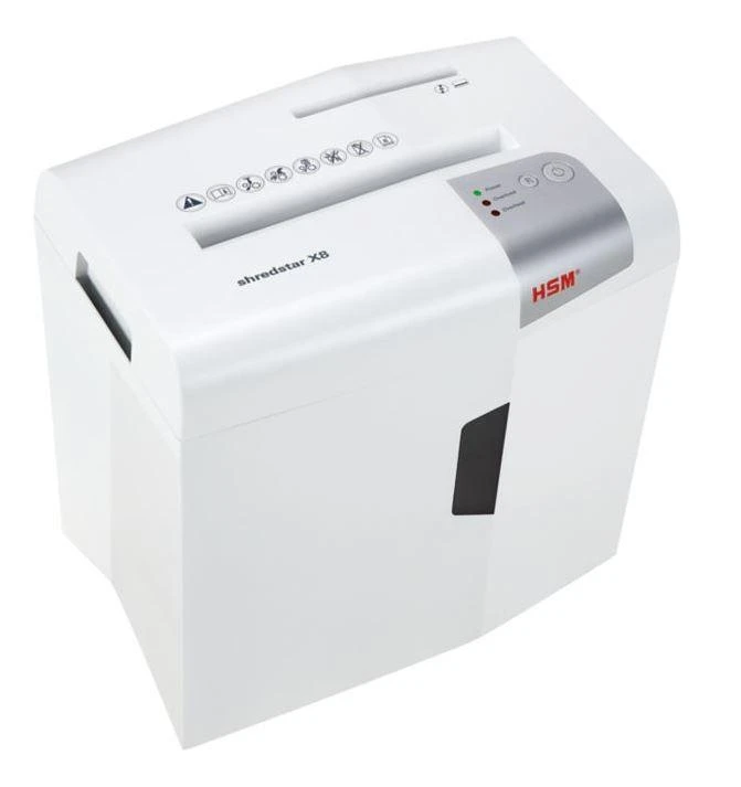 HSM Shredstar X8 popieriaus smulkintuvas su LED indikatoriais