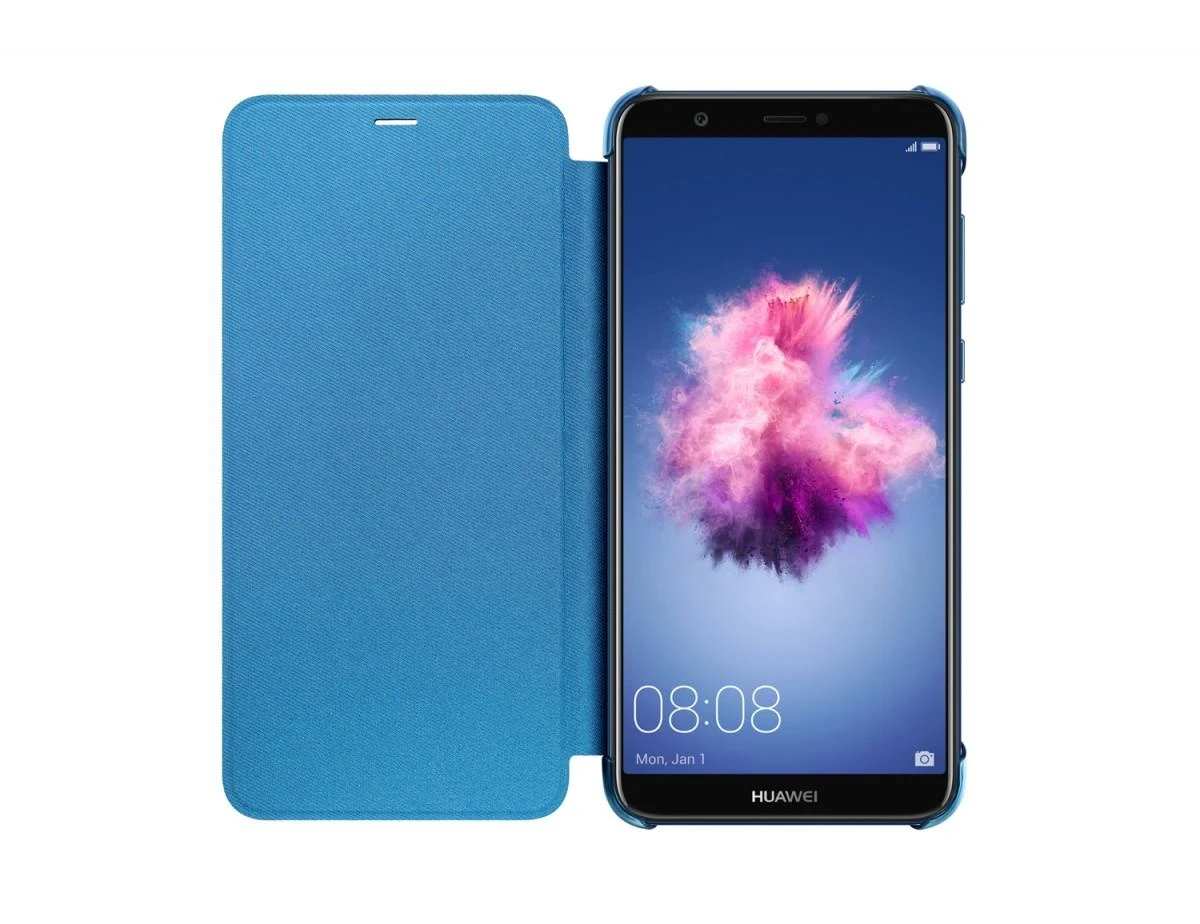 Dėklas HUAWEI P SMART FLIP COVER Mėlynas