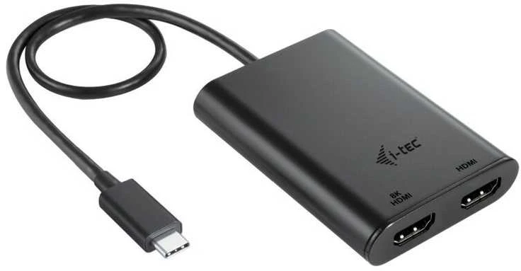 I-tec USB-C adapteris su dviem 8K HDMI prievadais