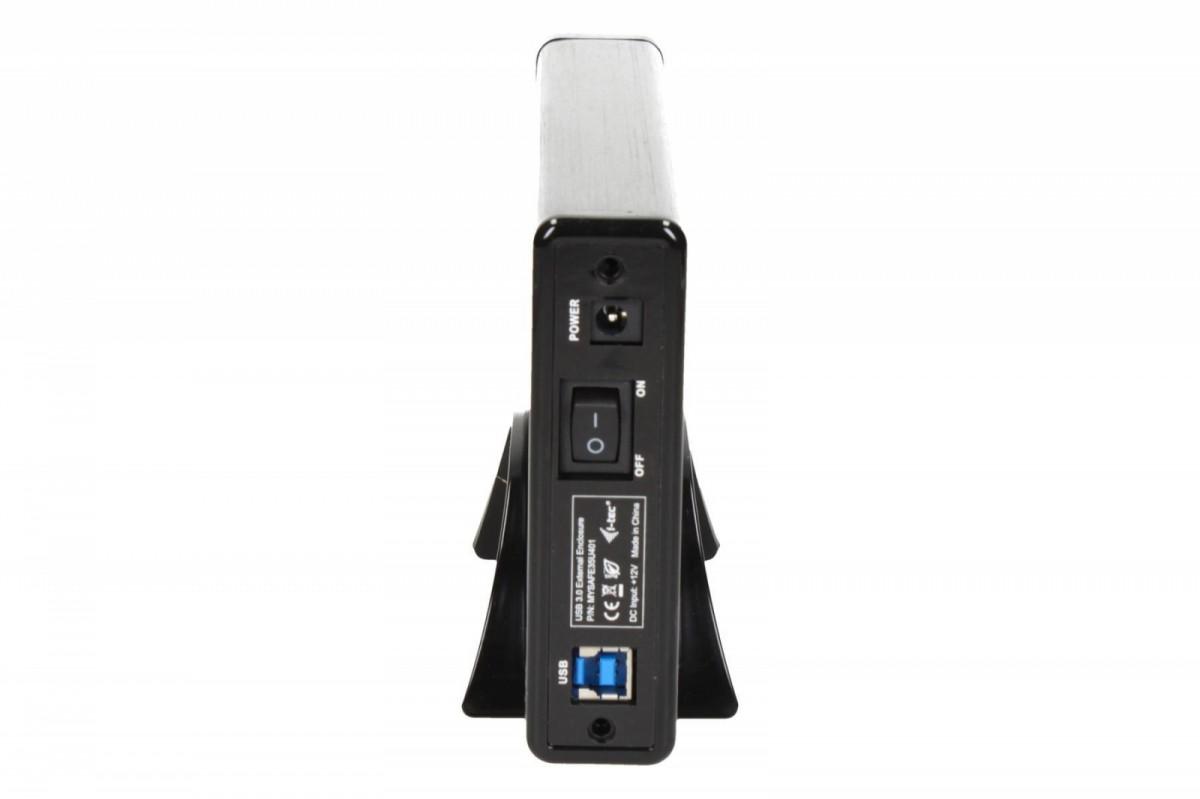 Serveris I-tec MYSAFE35U401 saugojimo diskų korpusas 3.5" HDD korpusas Juoda, Metalinis