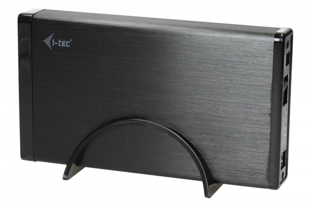 Serveris I-tec MYSAFE35U401 saugojimo diskų korpusas 3.5" HDD korpusas Juoda, Metalinis