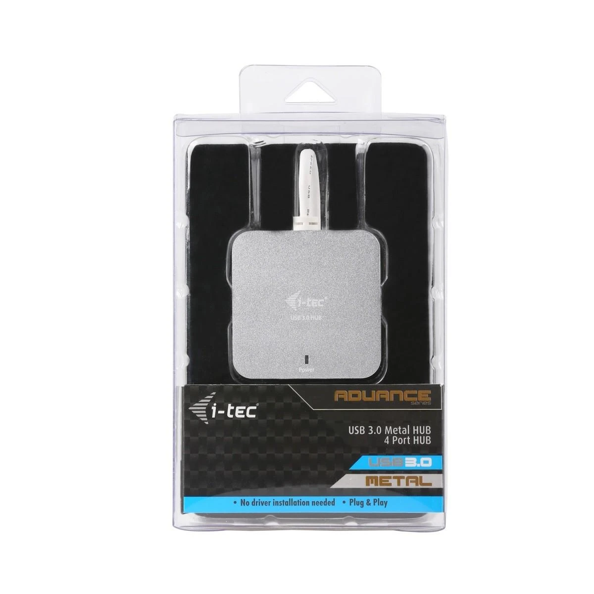 Šakotuvas i-tec USB 3.0 Metal Passive HUB 4 Port