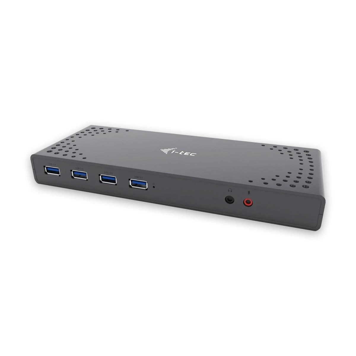 I-TEC USB 3.0 / USB-C Dualdock 1x 5K 2x 4K 60Hz 2x HDMI 2x DP 1x GLAN 6x USB 3.0 1x Audio / Mic Jack Kensington, suderinamas su TB 3