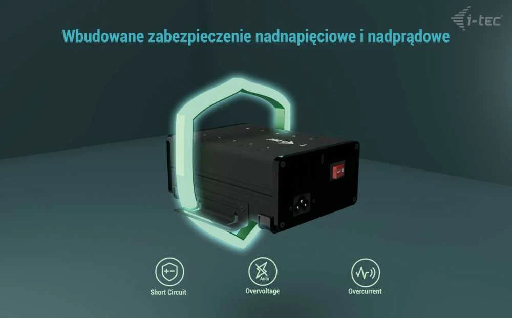 I-TEC šakotuvas su integruota elektros apsaugos sistema