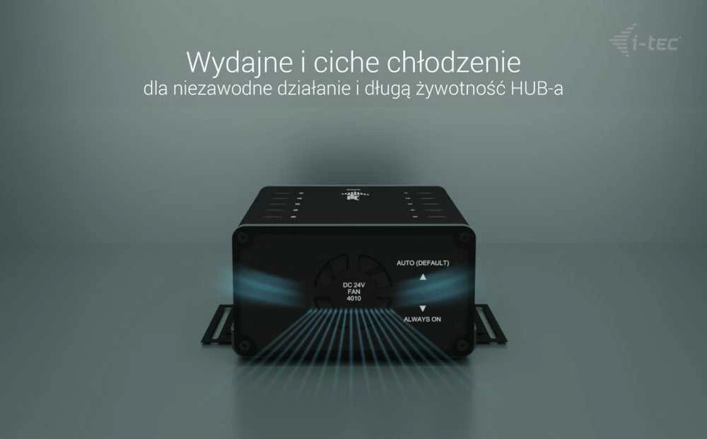 I-TEC USB-C/USB-A metalinis įkrovimas + duomenų stebulė 15 W vienam prievadui 10x USB-C integruotas maitinimo adapteris 180 W