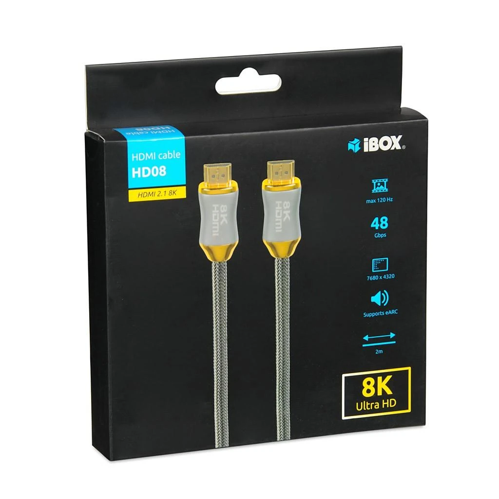 IBOX HDMI 2.1 8K CABLE HD08 2M