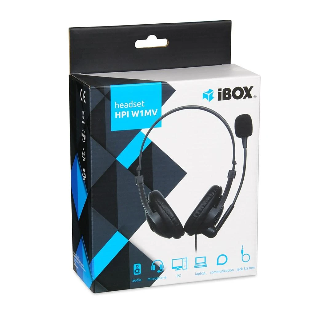 IBOX HPI W1MV Ausinės su mikrofonu