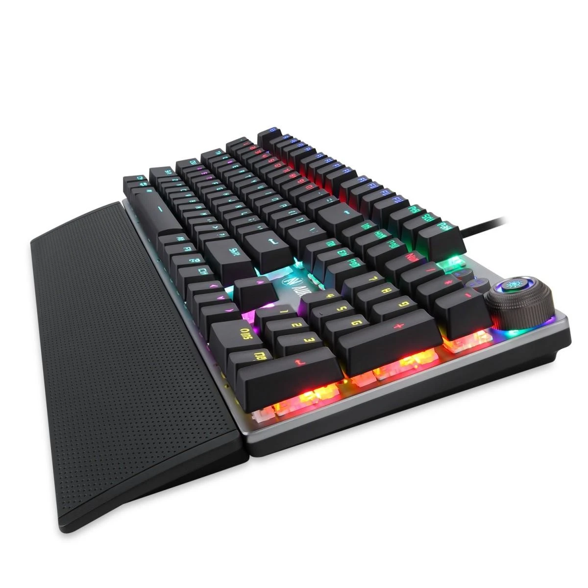 Mechaninė žaidimų klaviatūra IBOX AURORA K-4 IKGMK4, su pašvietimu, US išdėstymas, KRGD Red Switch