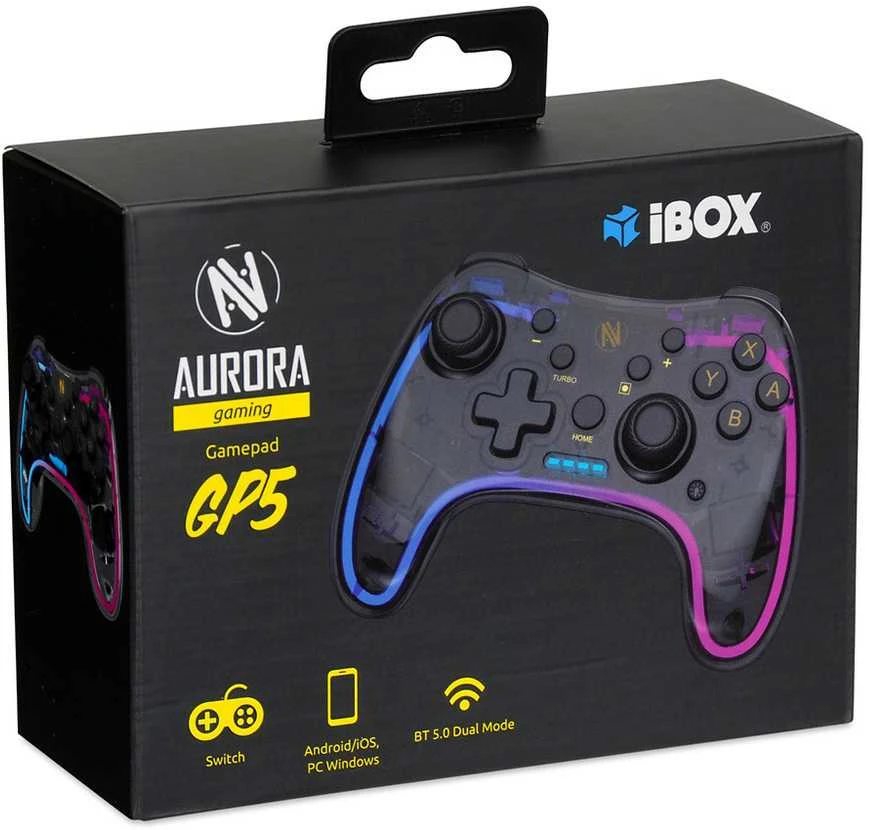 Žaidimų Valdiklis - iBox IGP5 Bluetooth Žaidimų Pultas Android, PC, Switch Juodas