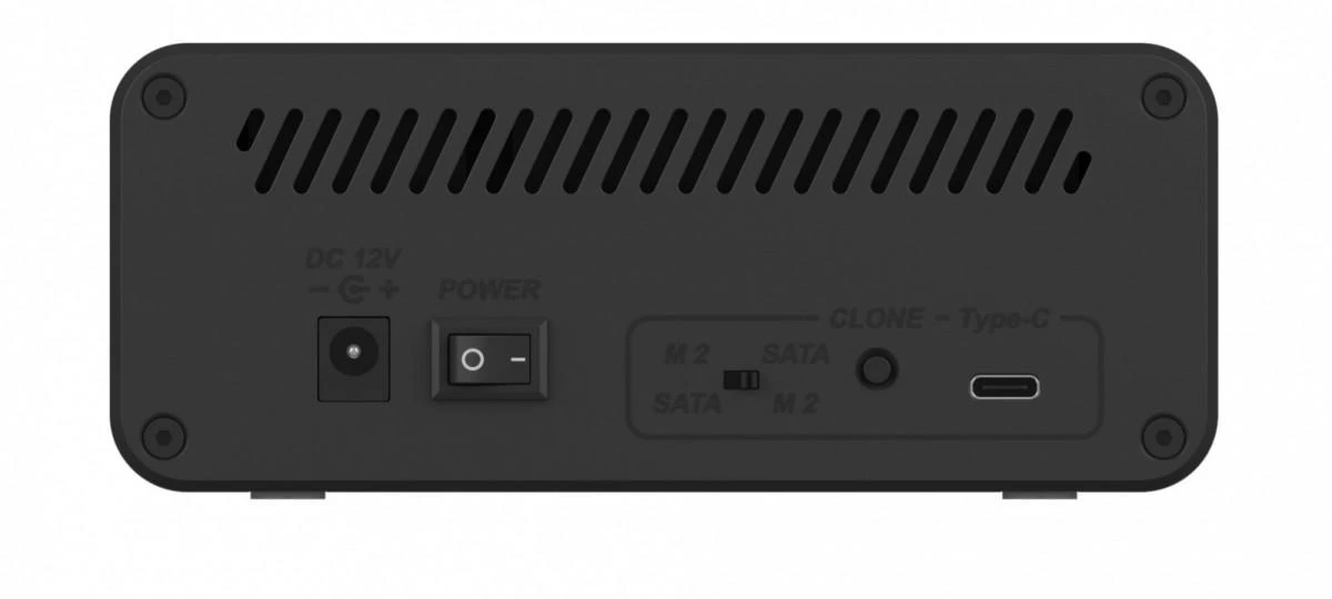 Icy Box Raidsonic | Ledinė dėžė | IB-2914MSCL-C31 M.2 NVMe SSD ir 2,5 colio / 3,5 colio SATA SSD / HDD prijungimo ir klonavimo stotis