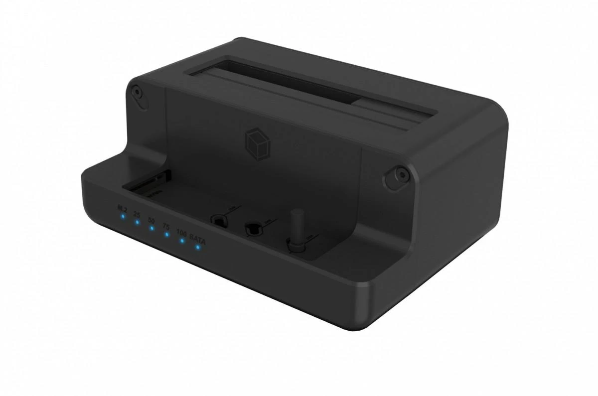 Icy Box Raidsonic | Ledinė dėžė | IB-2914MSCL-C31 M.2 NVMe SSD ir 2,5 colio / 3,5 colio SATA SSD / HDD prijungimo ir klonavimo stotis