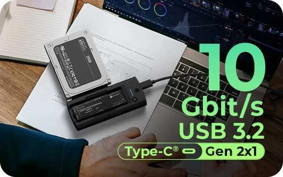 ICY BOX išorinis korpusas su USB-C jungtimi