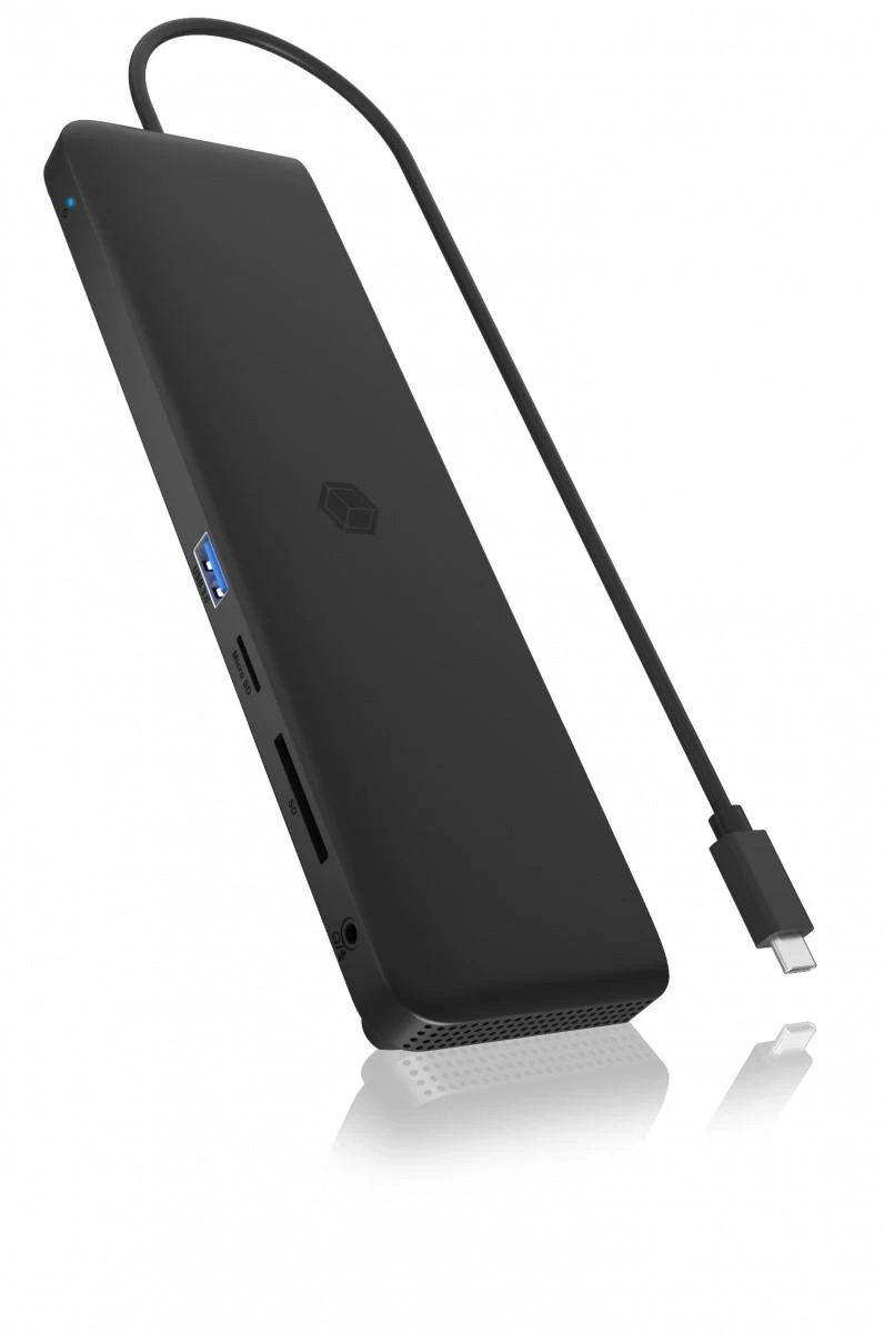 ICY BOX IB-DK2116-C adapteris su USB-C laidu