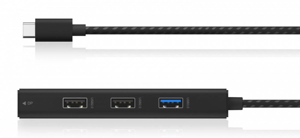 RaidSonic Icy Box IB-DK4011-CPD 7-in-1 USB Type-C prijungimo stotis su triguba vaizdo išvestimi