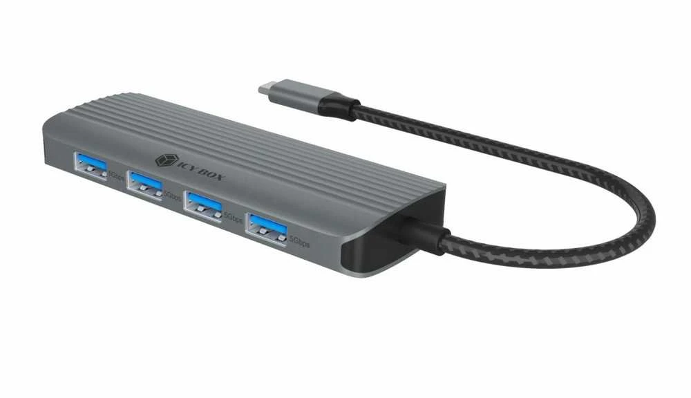 Icy Box Doko stotelė IB-DK4022a-CPD 6w1, HDMI,USB,PD