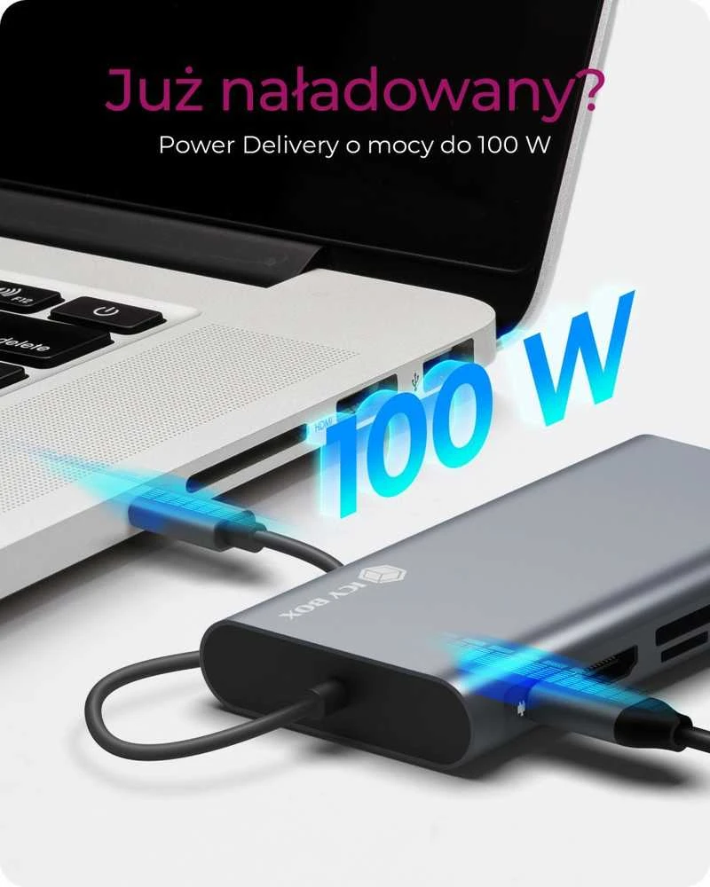 Icy Box IB-DK4040-CPD USB Type-C™ prijungimo stotis su dviem vaizdo sąsajomis | Raidsonic