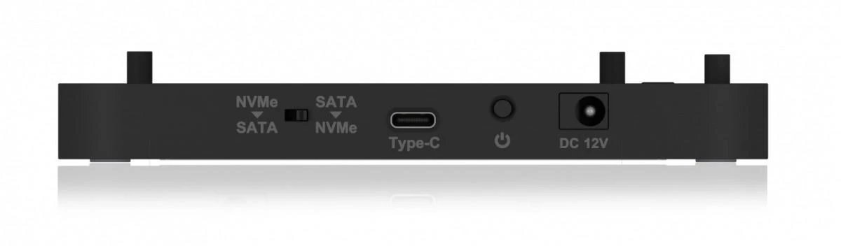 „Raidsonic Icy Box IB-2915MSCL-C31“ prijungimo stotelė ir „CloneStation“, skirta M.2 NVMe ir M.2 SATA SSD ir 2,5 colio / 3,5 colio SATA SSD / HDD