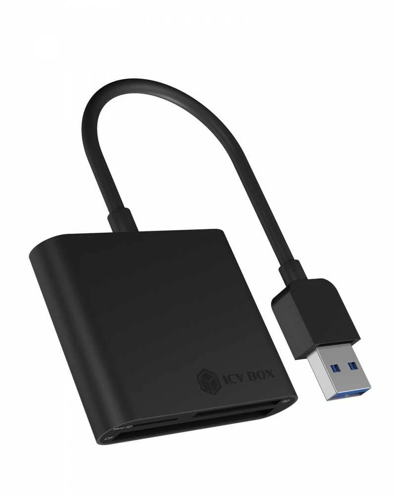 ICYBOX IB-CR301-U3 Icy Box Išorinis kortelių skaitytuvas USB 3.0, CF, SD, Micro SD