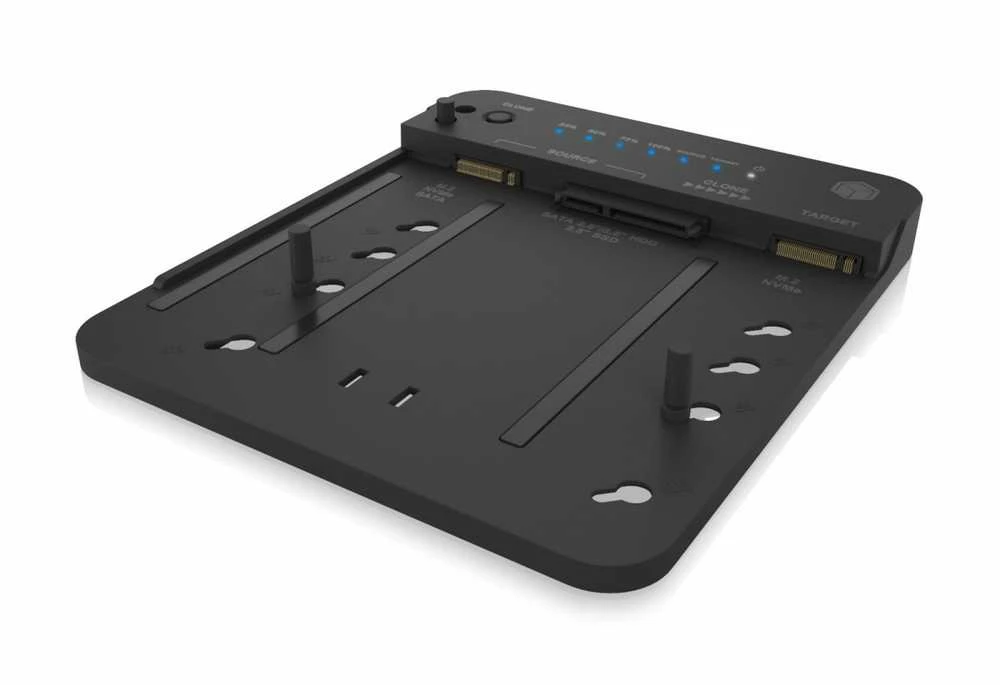 Raidsonic Icy Box prijungimo ir klonavimo stotis, skirta 2x M.2 NVMe SSD | IB-2913MCL-C31