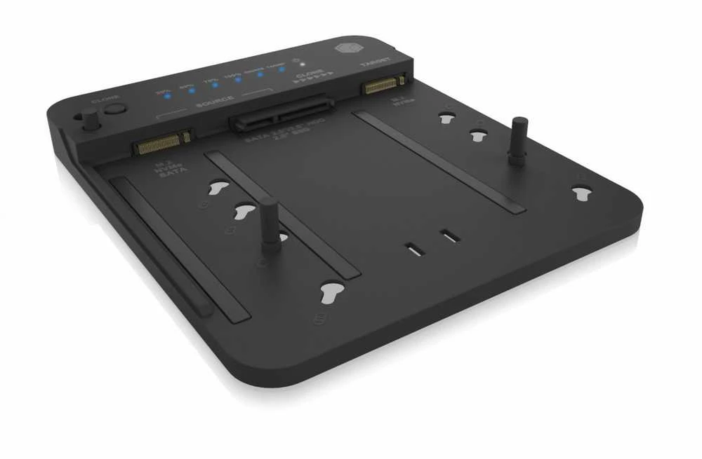 Raidsonic Icy Box prijungimo ir klonavimo stotis, skirta 2x M.2 NVMe SSD | IB-2913MCL-C31