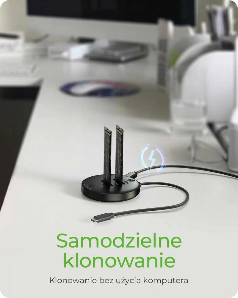 Icy Box SSD stotelė su dviem M.2 kortelėmis