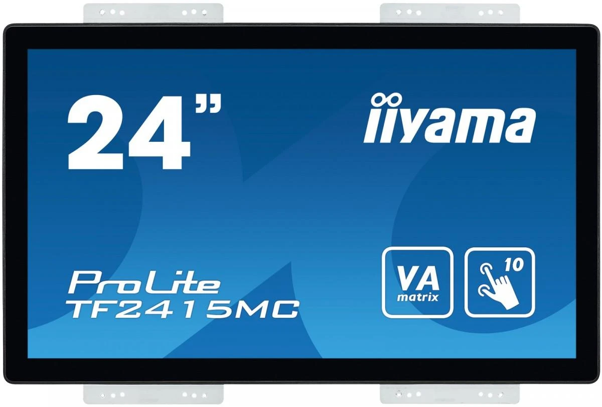 iiyama ProLite TF2415MC-B2 jutiklinis monitorius 60,5 cm (23.8") 1920 x 1080 pikseliai Juoda „Multi-touch“ Daugybė naudotojų