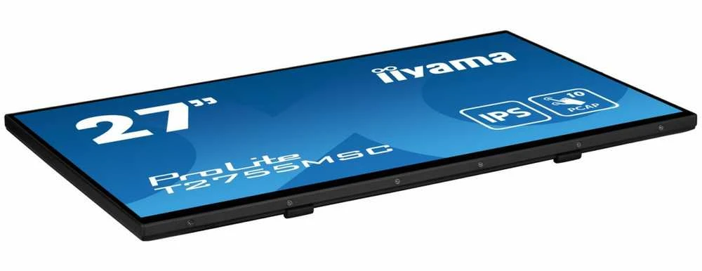 Nešiojamas monitorius iiYama ProLite T2755MSC-B1, 27", IPS, 1920 x 1080, 16:9, 400 cd/m², Touchscreen