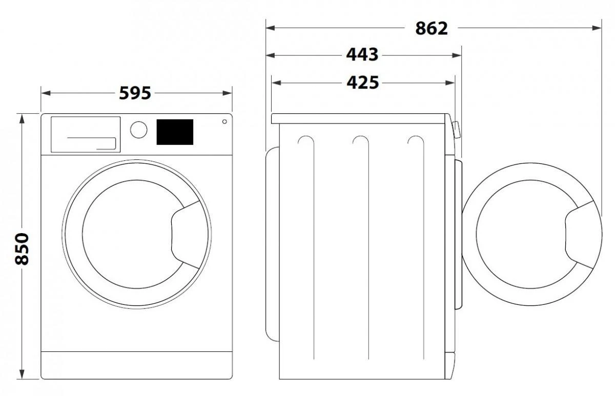 Skalbimo Mašina - Indesit MTWSC 61294 W PL