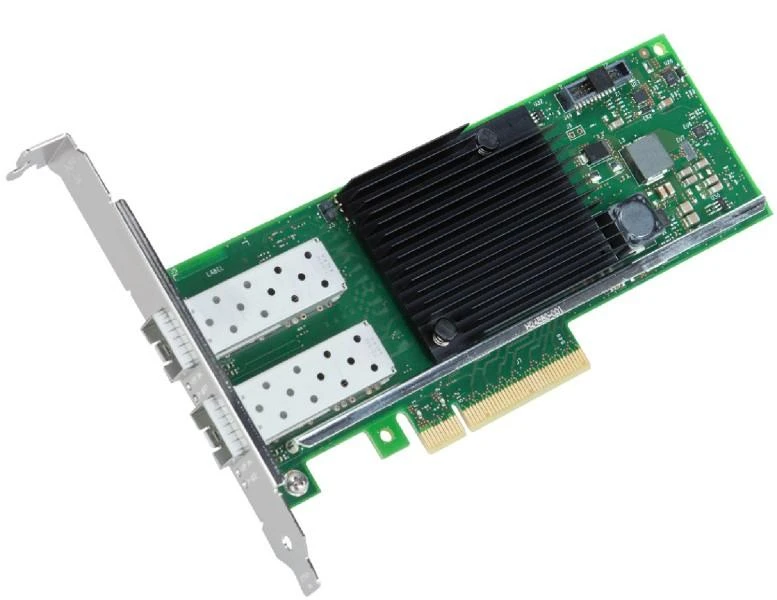 INTG INTEL X710-DA2 BLK 10GbE Ethernet serverio adapteris, 2 prievadai, tiesiogiai prijungiami, dviejų prievadų varinis PCIe 3.0