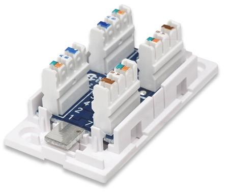 Intellinet 504904 Cat5e blokų jungtis UTP kabeliui_