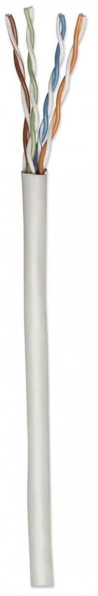 Intracom INTELLINET Cat5e UTP tinklo kabelis masinis kietas 305 m 1000 pėdų 24AWG Pilkas