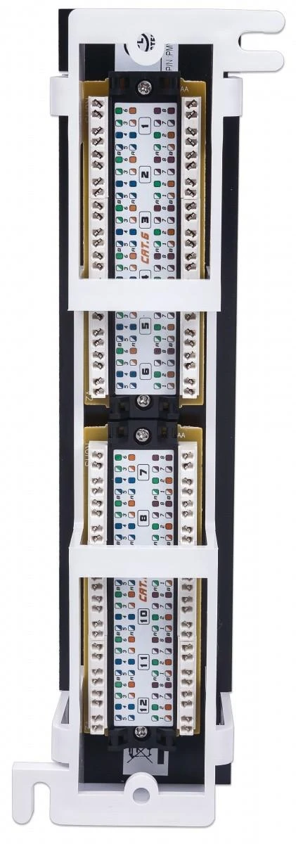 Intellinet 560269 Patch Panel naścienny Cat6 UTP 12x RJ45
