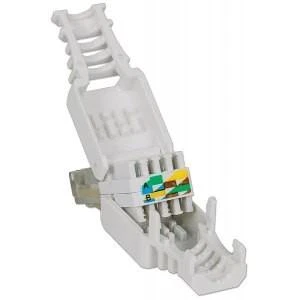 Goobay Intellinet 790482 laido jungtis RJ45 Balta