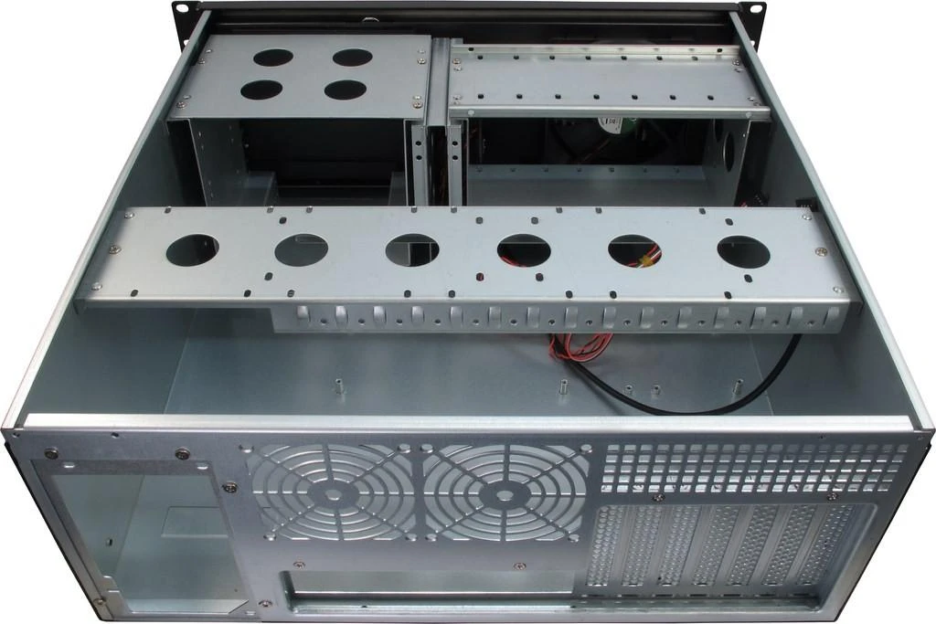 Inter Tech Server Chassis 4U 4088-S Rack Mount ATX (be maitinimo šaltinio)