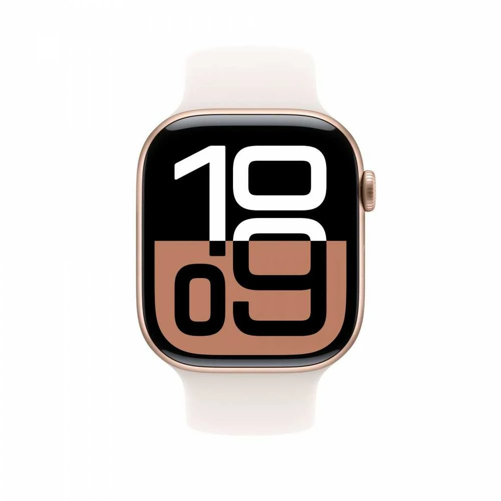 „Apple“ 46 mm šviesių skaistalų sportinė juosta – S/M