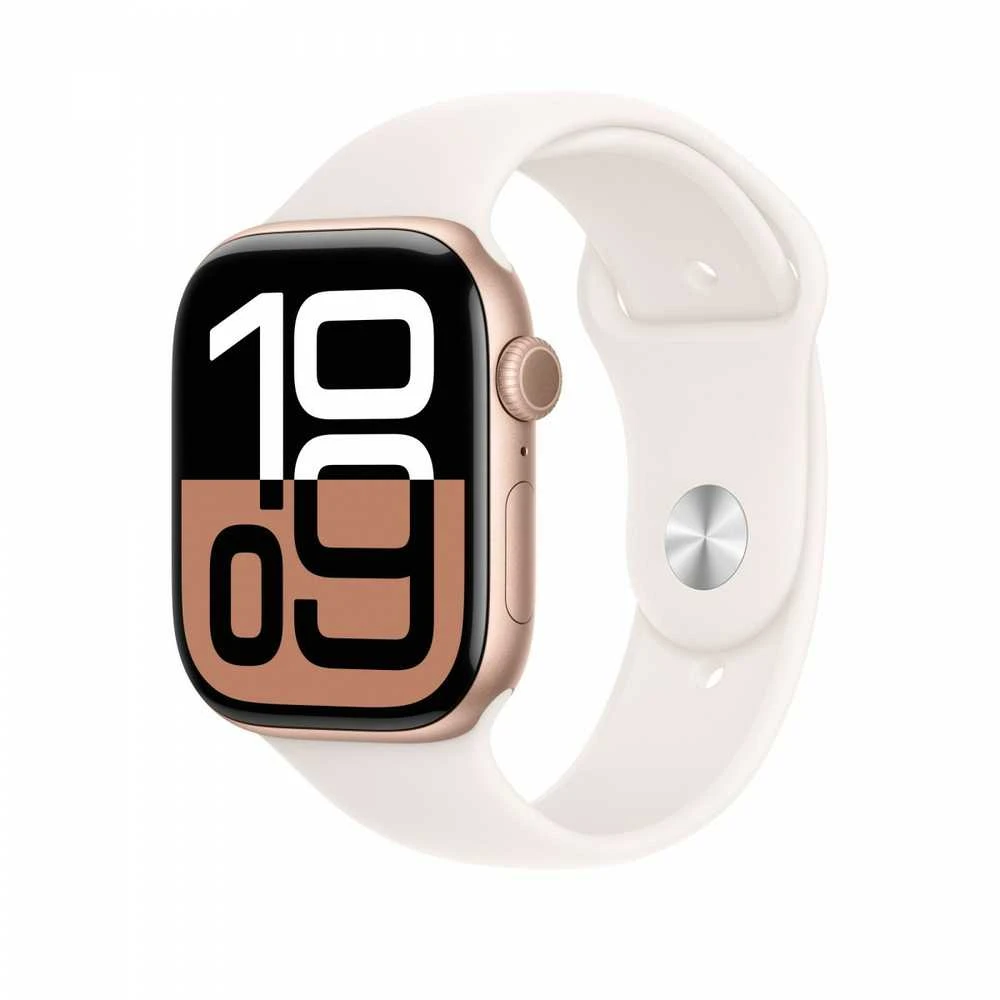 „Apple“ 46 mm šviesių skaistalų sportinė juosta – S/M