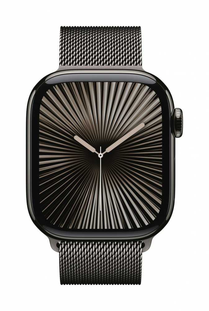 Išmanusis laikrodis Apple Watch Series 10 GPS + Cellular 46mm Slate Titanium Case with Slate Milanese Loop - M/L