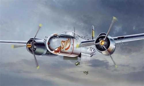 Italeri Douglas A-26B Invader 1/72 plastikinis surenkamas lėktuvo modelis