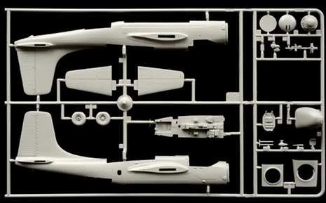 Italeri Douglas A-26B Invader 1/72 plastikinis surenkamas lėktuvo modelis
