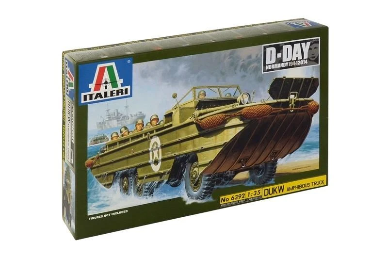 Italeri DUKW amfibinis sunkvežimis 1/35 plastikinis surenkamas modelis