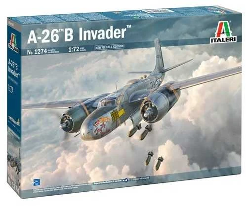 Italeri Douglas A-26B Invader 1/72 plastikinis surenkamas lėktuvo modelis