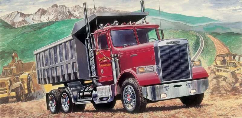 Italeri Freightliner savivartis sunkvežimis 1/24 plastikinis modelis 3783