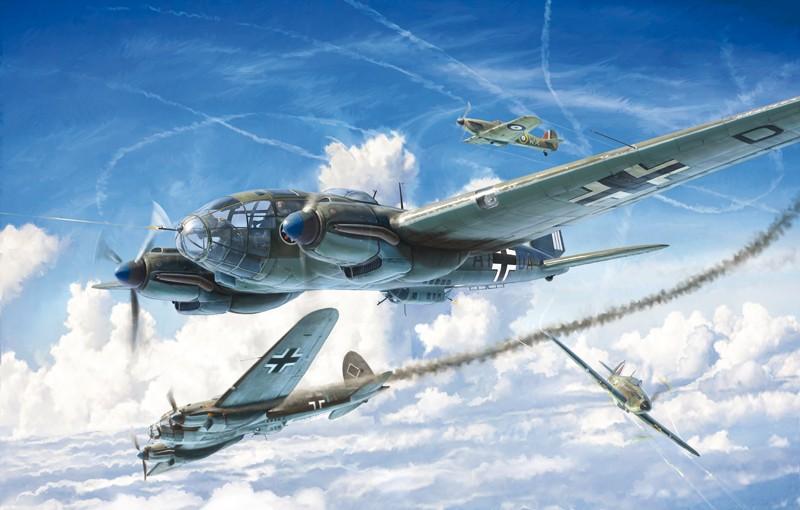 Italeri plastikinis modelis Heinkel He 111H Battle of Britain 80th, Color