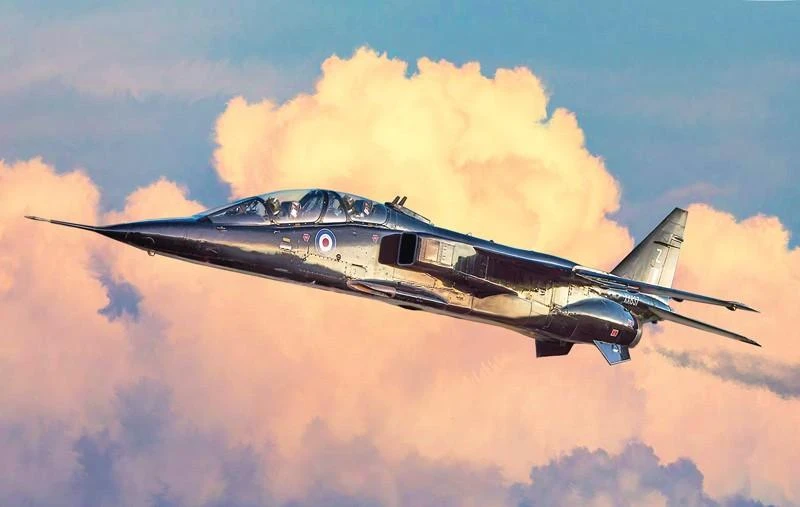 Italeri Jaguar T.2 RAF mokomasis lėktuvas 1/72 plastikinis rinkinys 1470