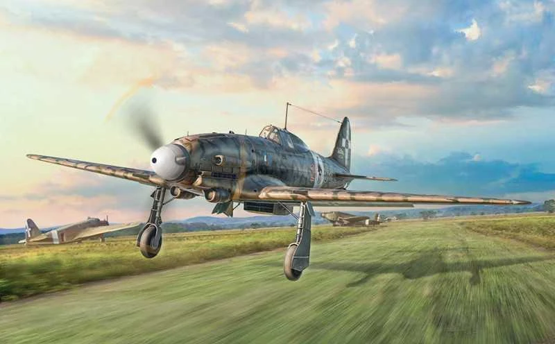 Italeri Macchi C.205 Veltro 1/32 lėktuvas – plastikinis modelis (2519)