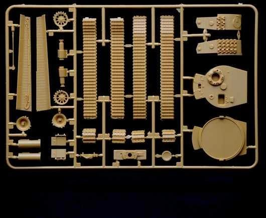 Italeri vokiečių tankas Tiger I Ausf. E mastelis 1/56 plastikinis rinkinys