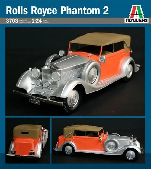 Italeri Rolls-Royce Phantom II 1:24 plastikinis surenkamas rinkinys 3703