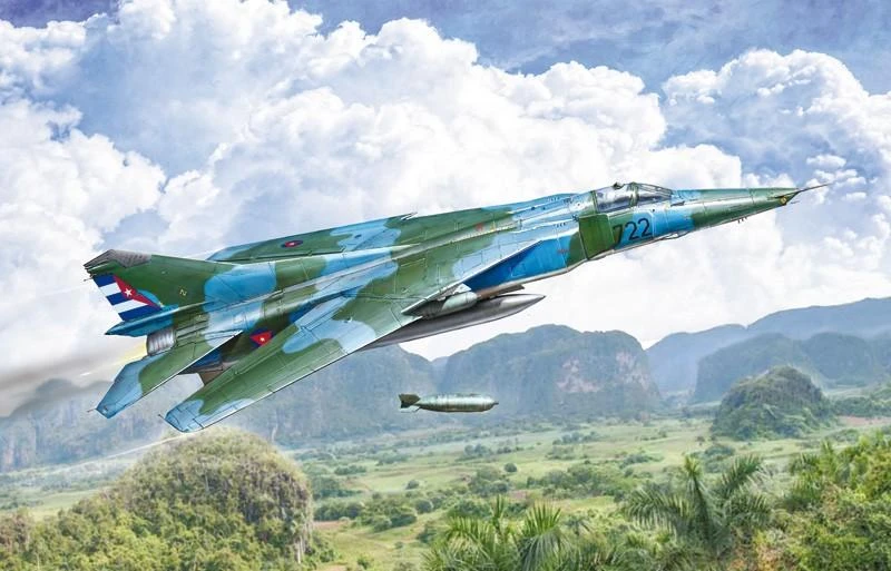Italeri MiG-27 Flogger D 1/48 plastikinis lėktuvo modelis (2817)